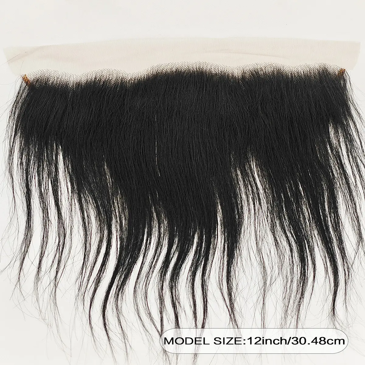 Human Hair 13X4 HD LACE CLOSURE 12” 13x4 Lace Frontal Closure Straight Human Hair Ear to Ear HD Lace Frontal Closure Free Part Brazilian Straight Hair Extensions 150% Density Lace Frontal Human Hair Pre Plucked with Baby Hair 12 Inch