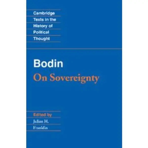 USED Book - Bodin: On Sovereignty by Bodin, Jean (Paperback) - english