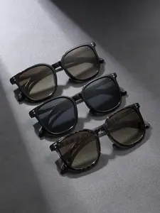 3 Pairs Large Frame Unisex Sunglasses, Vintage Classic Decorative Style, Ideal for Beach Vacation, Fashionable Accessory for All Seasons