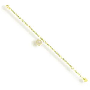 EVRY JEWELS Gold or Silver Plated Women's Hypoallergenic Meribella Bracelet