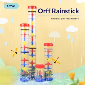 Baby Rain Sound Music Toy, Percussion Rattle Maracas, Simulate Natural Rain Sounds, Infant Entertainment Gift, Soft & Safe Design, Perfect for Soothing Sleep