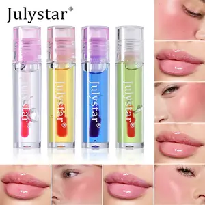 4 Color Temperature Change Lip Oil Lipgloss Set, Lip Oil Kit, Moisturizing, Dual Use for Lips and Cheeks, Perfect for Daily Use, Beauty Essential, Lip Care
