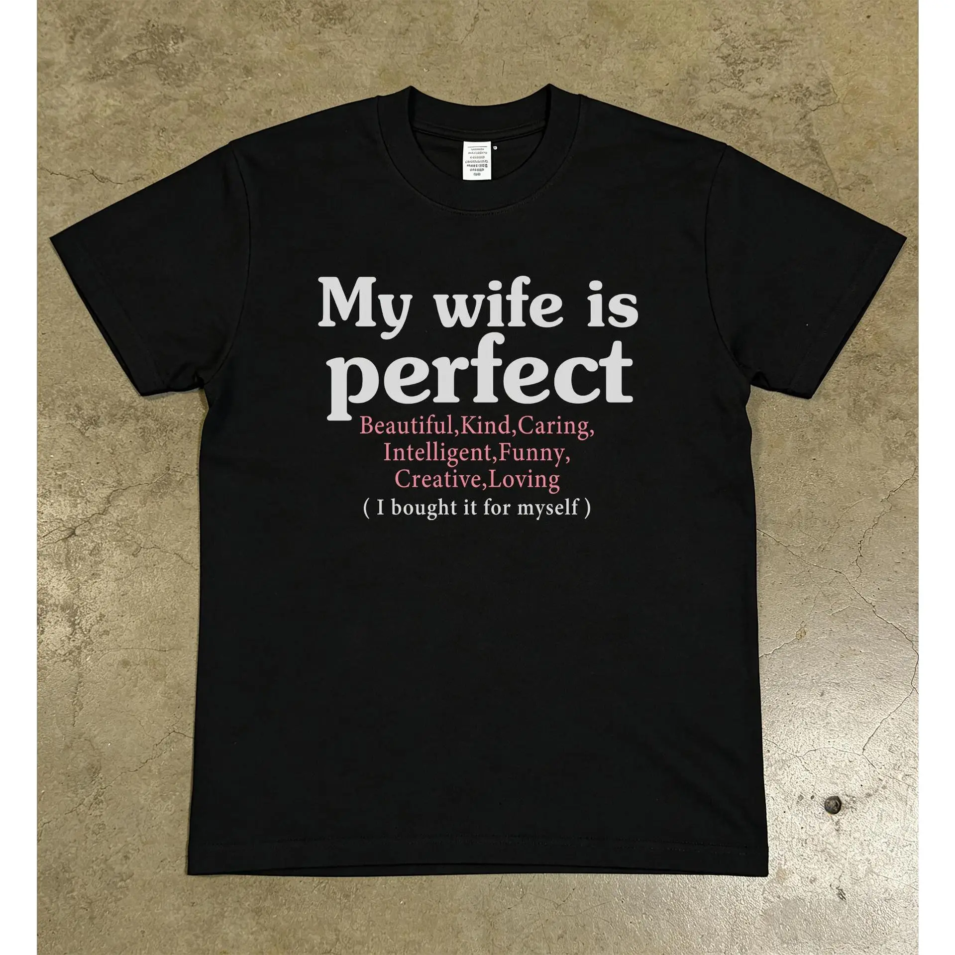 com,fo,table,white,camisas,frescas,trend,womens,basic,tees,custom,tiedye,padres,girls,my wife is perfect  T-Shirt,Muppet,Christmas,big,brand,cnashirt