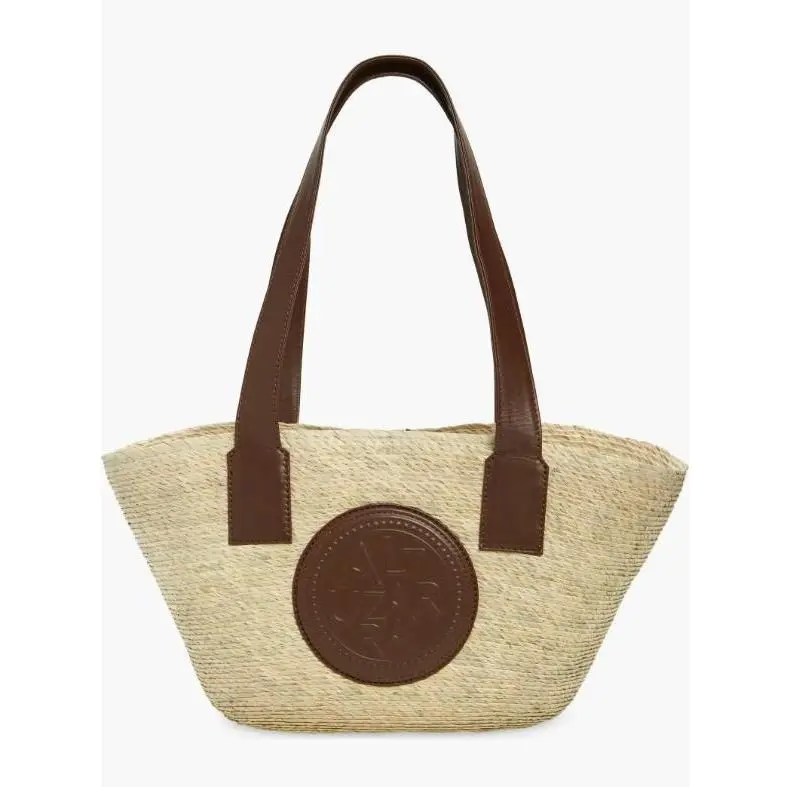Altuzarra - Watermill Small Straw Shoulder Bag- Praline
