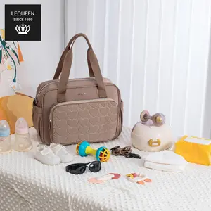 Lequeen Oxford Cloth Lightweight Mommy Bag, Multifunctional Baby Care Storage, Outdoor Casual Handheld Shoulder Crossbody Bag, Pregnant Women Diaper Bag, Lightweight Diaper Handbag, Diaper Bag Purse