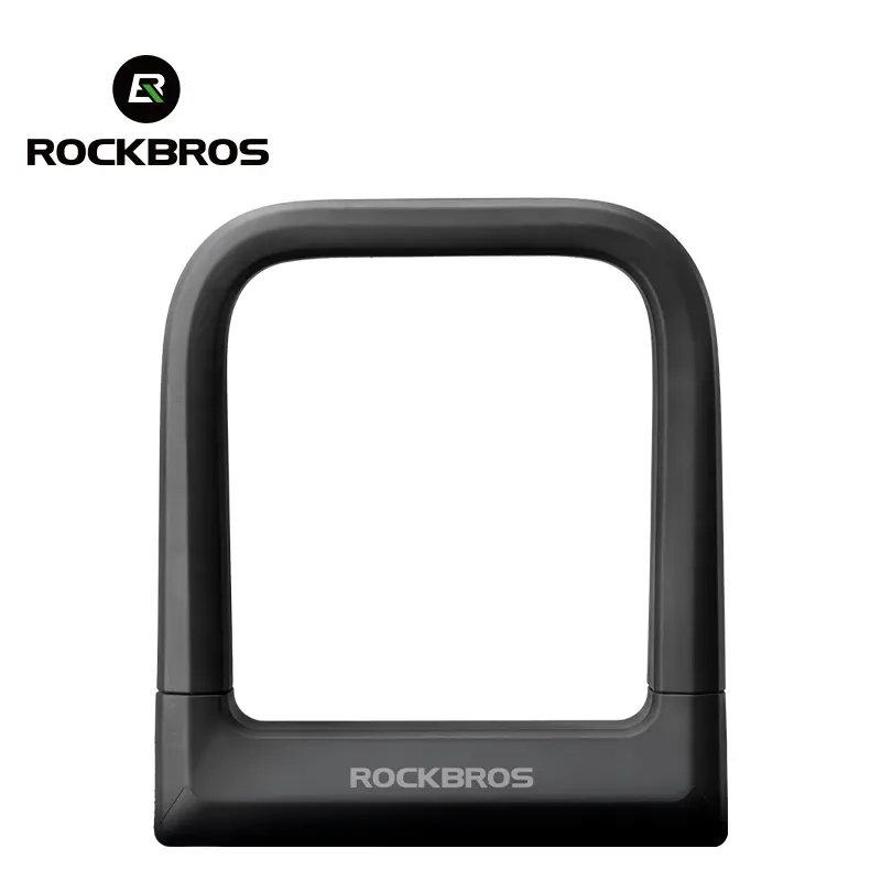 ROCKBROS Bike U-Lock, Heavy-Duty Carbon Steel Anti-Theft Cycling Security with a Scratch-Safe Coat, Fits Most Road/Mountain Bikes & Scooters, Fits Most Bikes