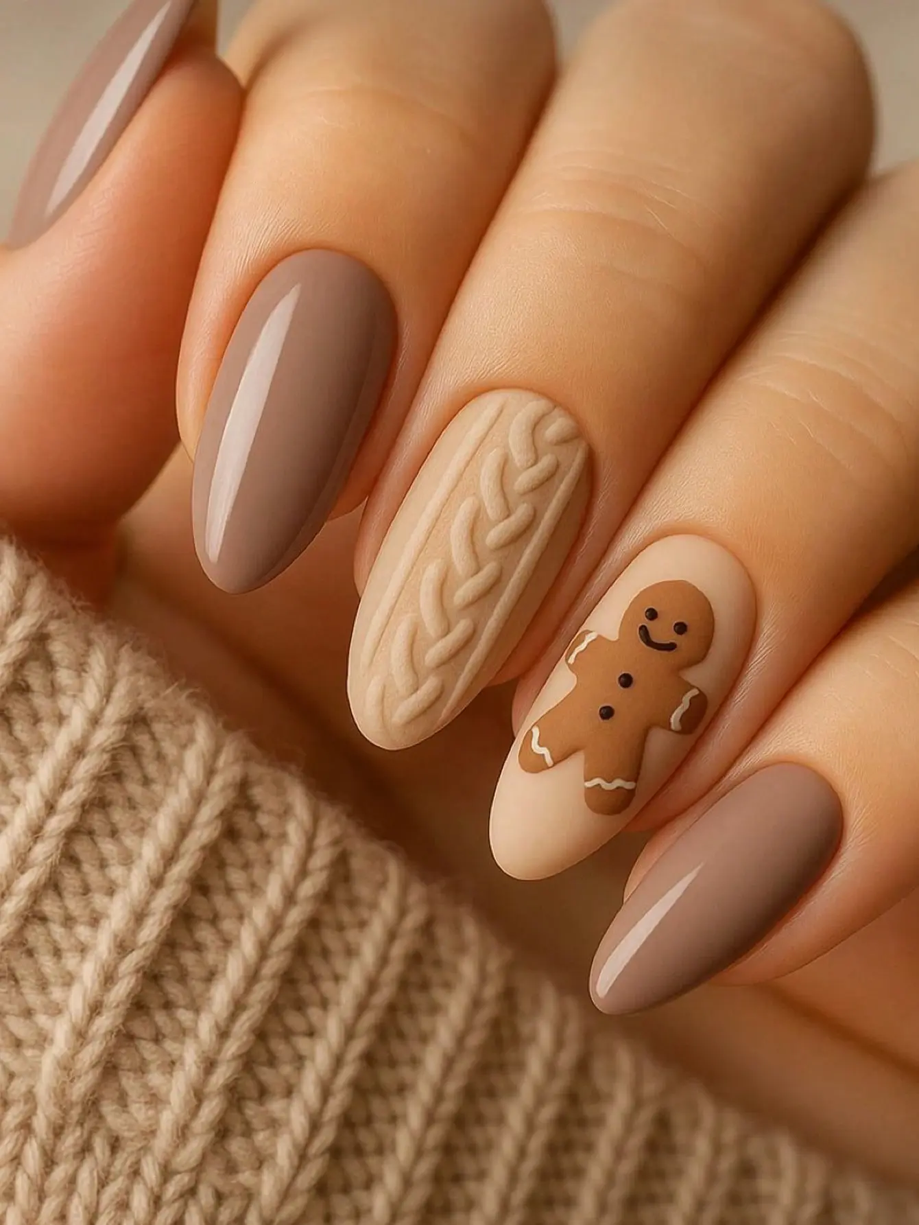 brown nails for christmas - TikTok Shop