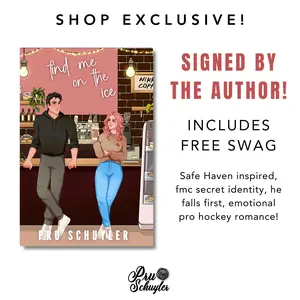 Find Me on the Ice - a suspenseful hockey romance - shop exclusive!