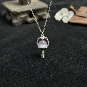 Korean Pop Music Fan Light Stick Pendant Necklace Concert Outfit Fandom Jewelry Accessory Dainty Y2K Collarbone Chain Choker | Cute Aesthetic Gift for Best Friend Music Festival