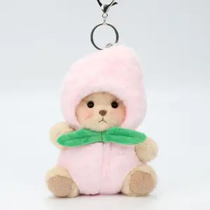 Peach Love Flash Sale | Getahug Fruit Tribe Series Mini Bear Blindbox | 5.9 Inches Plush Pendant Bag Charm Keychains Gift, Summervibes