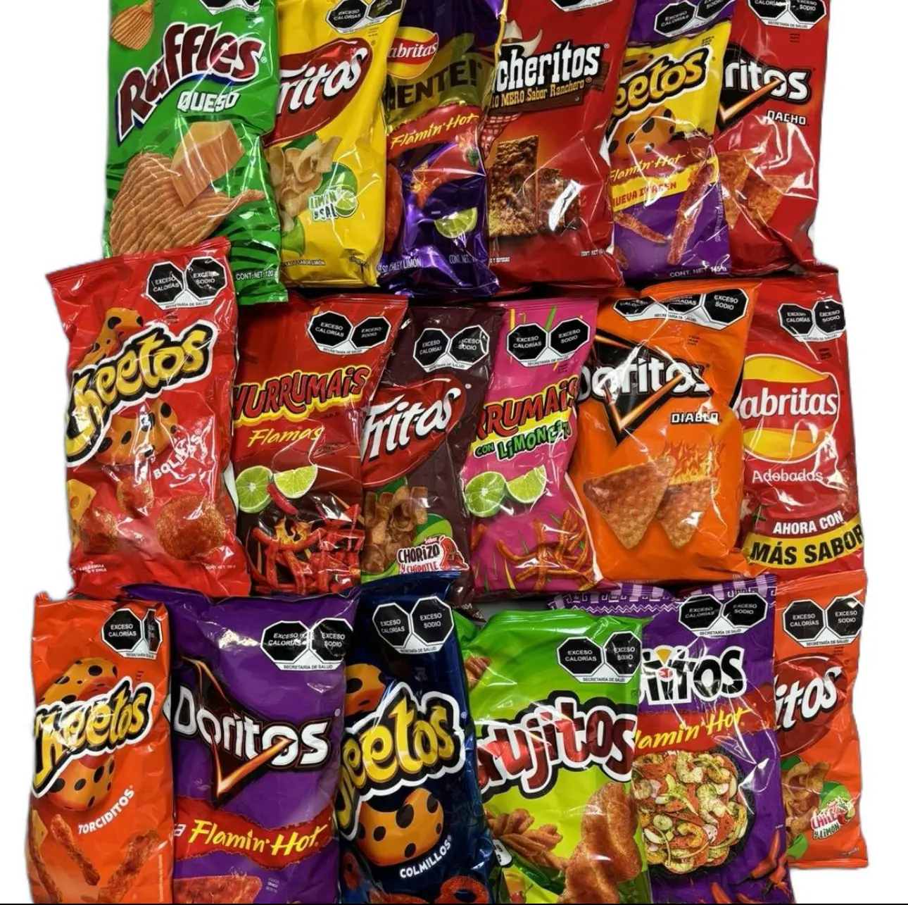 8 - Mexican Chip Sharing Pack - Large Snack Crunchy