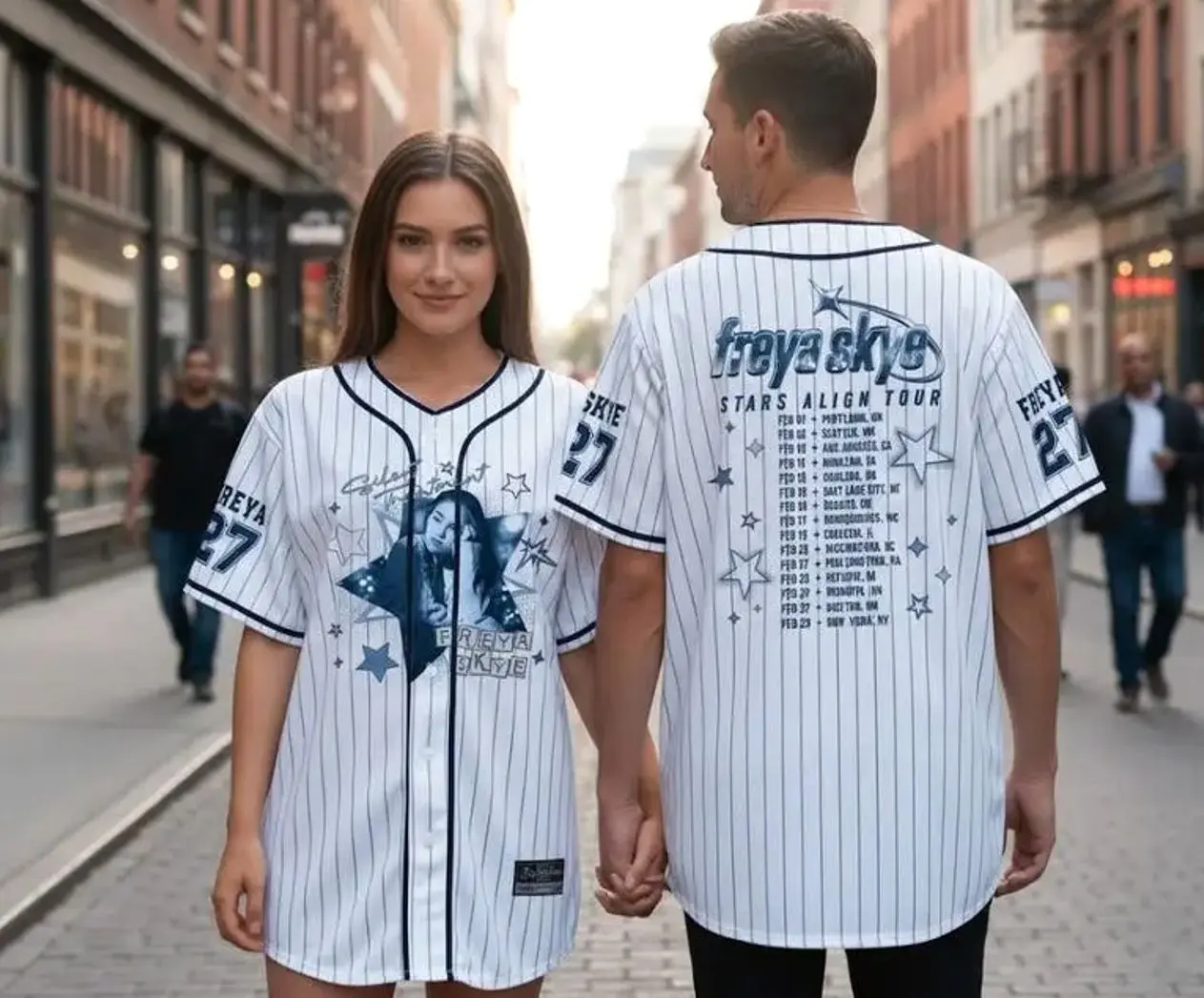 MFreya Skye World Tour Baseball Jersey, Worlds Collide Tour Shirt, Stars Align Tour 2026 Tee, Freya Skye Concert Music