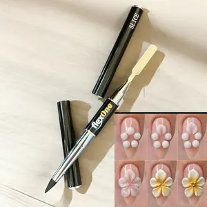 FlexOne 2-in-1 Silicone Nail Tool - Scoop, Slice & Sculpt 3D Solid Gel