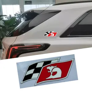 2PCS/SET HSV racing flag car badge logo stickers for Holden vehicle accessories