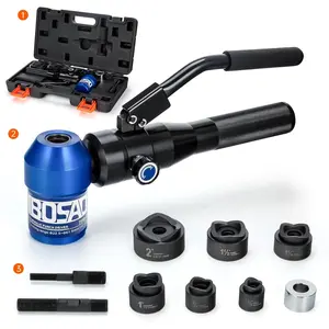 Alloy Hydraulic Hole Driver Kit 1/2 to 2 inch Conduit Hole Set KO Tool Kit Sheet Puncher (TPA-8)
