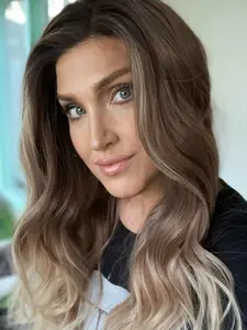IMstyle Shannon NEW Free parting Brown to Blonde With Highlights NH19T1-LS13