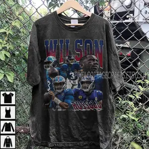Wilson Vintage Bootleg Graphic Tee, New York Football  Oversized Tshirt