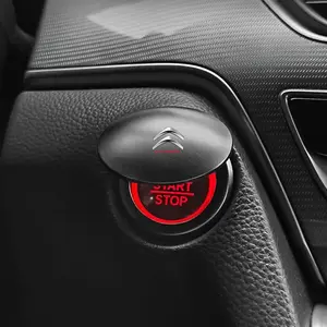 Hot-selling car accessories Vehicle start decorative cover One-button start button cover Car engine start/stop button cover Car supplies Suitable for Citroën 2CV, AC4, AMI, AX, Berlingo, BX, C-Crosser, C-Elysee, C-Quatre, C1, C2, C3, C4