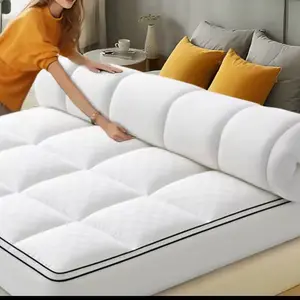 HGETVE Extra Thick Mattress covers  Topper 1000Gsm Cooling Noiseless Breathable Fitted 8-21 Deep Pocket Machine Washable