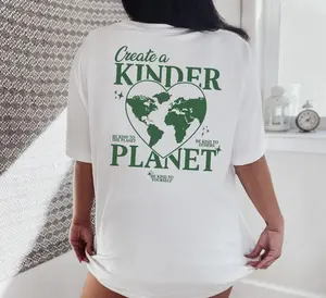 Create a Kinder Planet Tshirt, Save the Earth Shirt, Nature Shirt,Climate Change, Kindness Shirt, Earth Day Shirt