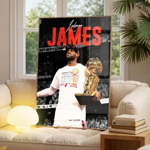 LeBron James Poster, Home Decor, Motivation Wall Art, Motivational Print