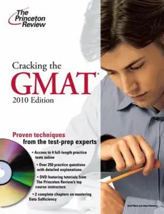 USED-Cracking the GMAT with DVD, 2010 Edition (Graduate School Test Preparation) by Princeton Review (Paperback)