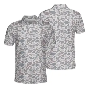 Men’s Camo Polo Shirt – Classic Style Polo, Sizes S-5XL, Perfect Gift for Him, Trendy Looks