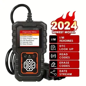 Car OBD2 Scanner, Diagnostic Scanner Code Reader, Erase Engine Fault Code Read Code, Battery Test Engine Light, Can Diagnose Scan Tool For All OBD II Protocol Cars Since 1996