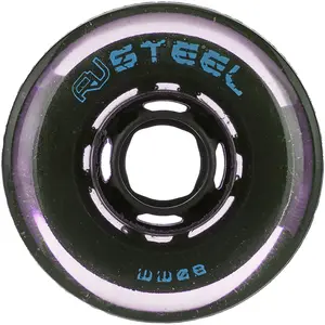 Revision Roller Hockey Wheels Multi Surface 76mm Variant Seel 80A Black/Blue Single Wheel