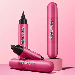 Rotating Wing Eyeliner Transfer Tool，Double Headed Liquid Eye Liner Pen, Smudge-Proof, Sweat-Resistant, Long Wear Precision Tip for Sharp Cat Eye Look, Perfect for Beginners & Makeup Lovers
