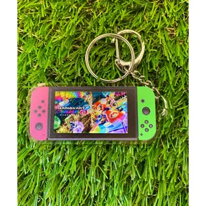 Mario switch themed keychain
