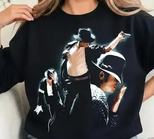 Michael Jackson Tee Unisex Shirt Pop Shirt, Pop Tee, Music Fans Shirt, Michael Jackson Merch Gift for Him Gift For Her, Y2K Womenswear Graphic Tee Top Crewneck Apparel AFX