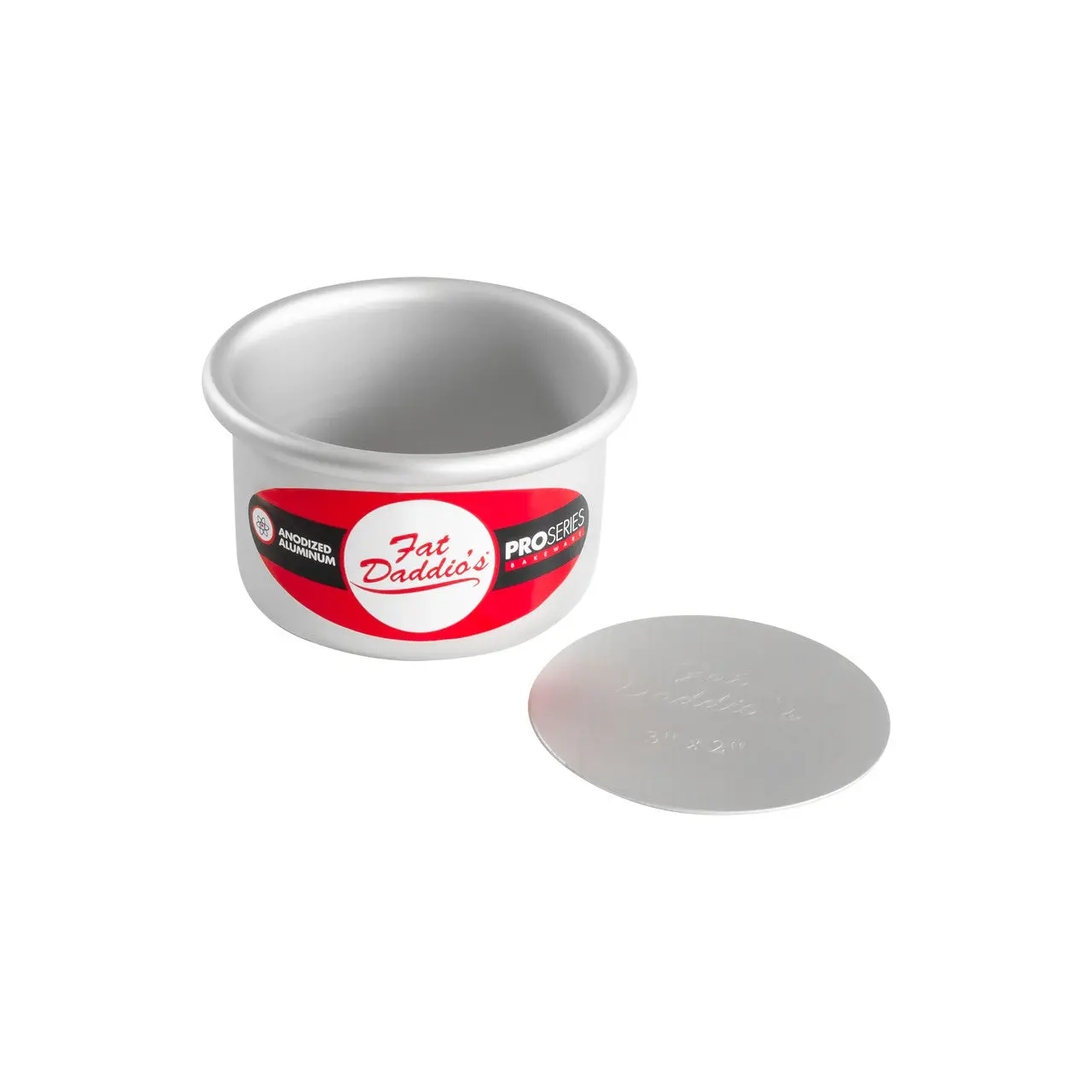Fat Daddio's PCC-32 Round Cheesecake Pan, 3 x 2 Inch, Silver