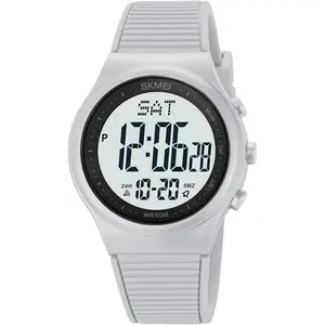 Digital Watch for Women  Stopwatch  Watches for Mens and Womens Unisex Outdoor Rubber Strap Multifunction Wristwatch with Luminous Display