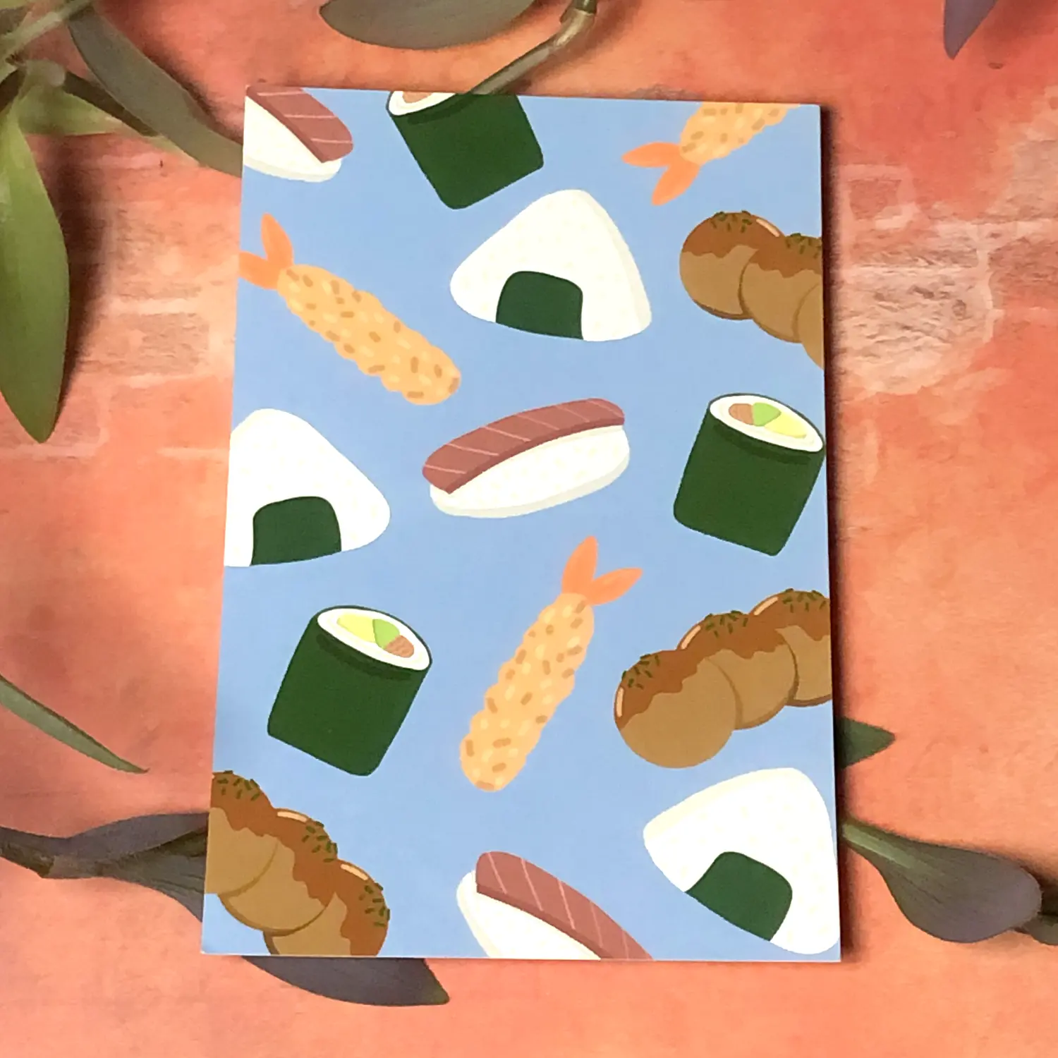 Japanese Food Postcard