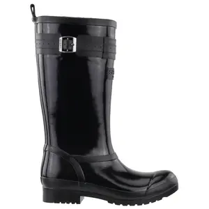 Sperry Womens Walker Atlantic Rain Casual Boots Mid Calf Low Heel 1-2" - Black Sperry Womens Walker Atlantic Rain Casual Boots Mid Calf Low Heel 1-2" - Black