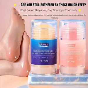 Two for one |Anti Crack Foot Care Cream, Moisturizing and Softening Foot Cream.  Removes Dead Skin and Makes Feet Softer. Daily Hydrate