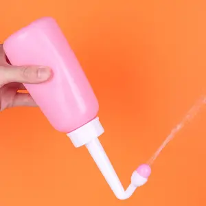 Portable Bidet 350ML, High Temperature Resistant Design, Perfect for Travel Hygiene and Comfort,Travel Bidet Portable Bidets Sprayer-Upside Down Squeeze Flusher Bottle-Momwasher Postpartum Clean-Personal Hygiene Care Portable Bidet for Travel,Kids