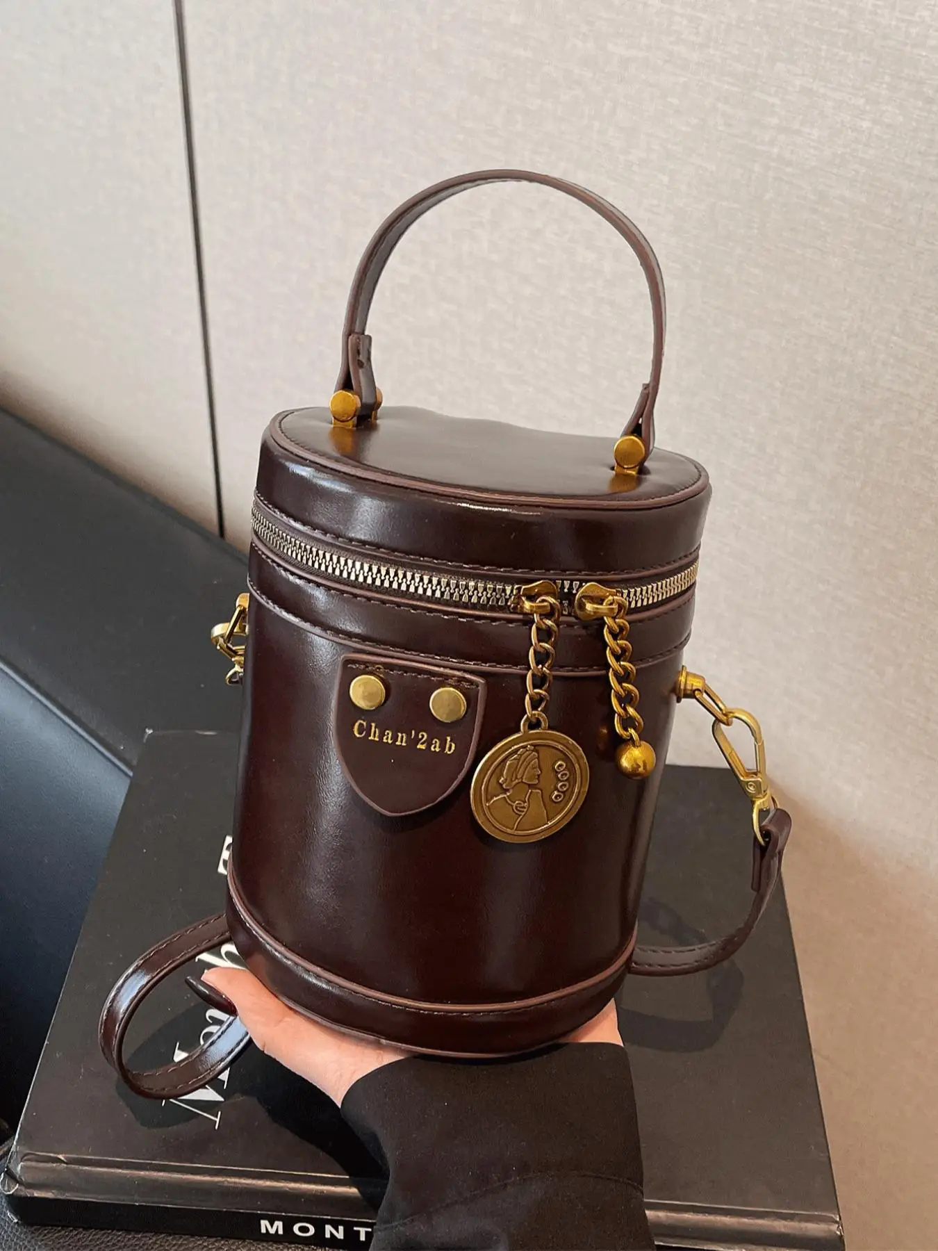 Women's Elegant Solid Color Compact Handbag, Fashionable PU Leather Crossbody Bag for Daily Used, Casual Trendy Versatile High-quality Daily Commuting