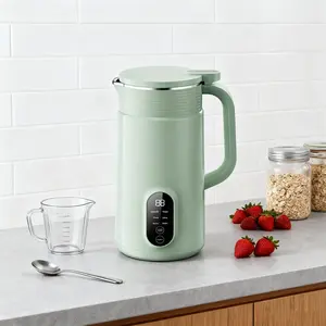 6 in 1 Nut Milk Maker Blender, Smart Display Screen 20oz Almond Milk Maker,Homemade Oat Milk, Nut Milk, Juice, Rice Paste, Automatic Soybean Machine With Delay Start/Keep Warm/Boil Water
