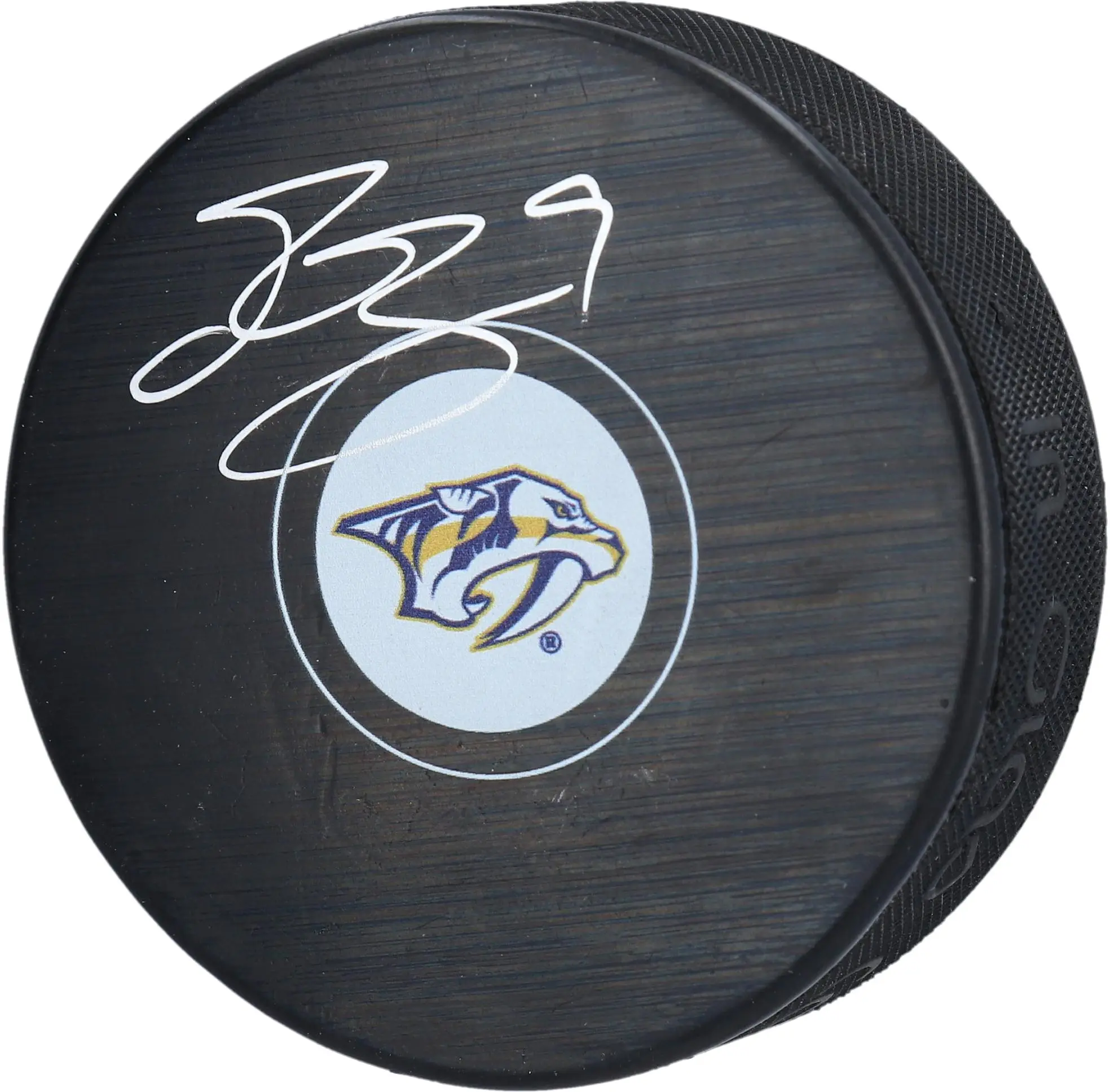 Filip Forsberg Nashville Predators Autographed Hockey Puck - Fanatics Authentic Certified