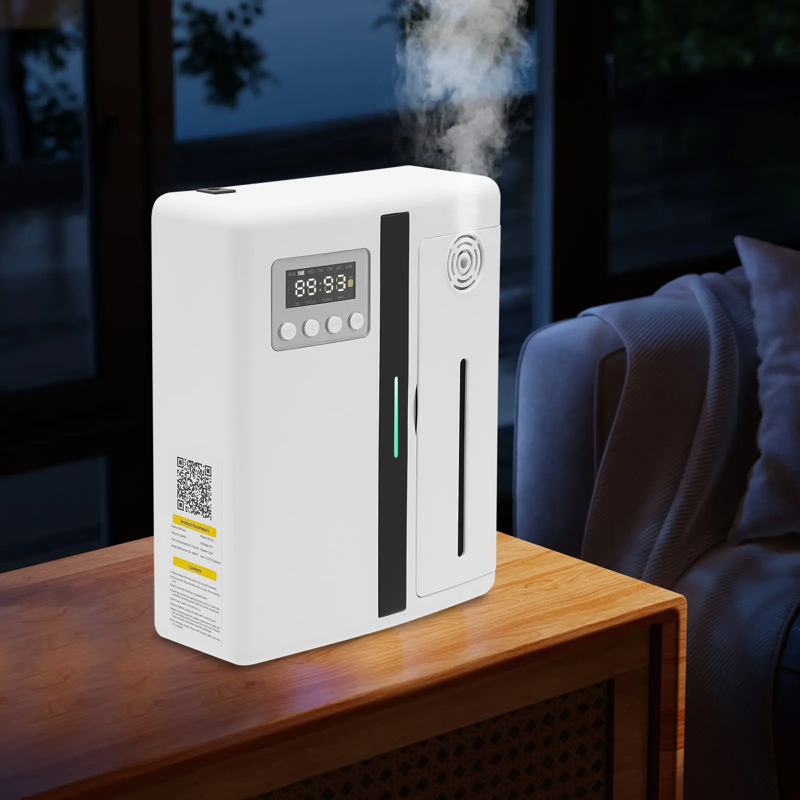 Smart Scent Air Machine, 200ml Bluetooth Fragrance Diffuser, 35dB Quiet Aromatherapy for Home Office Hotel, Wall Mount & Desktop, Large Coverage.