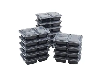30-Piece 3-Compartment Meal Prep Food Storage Containers