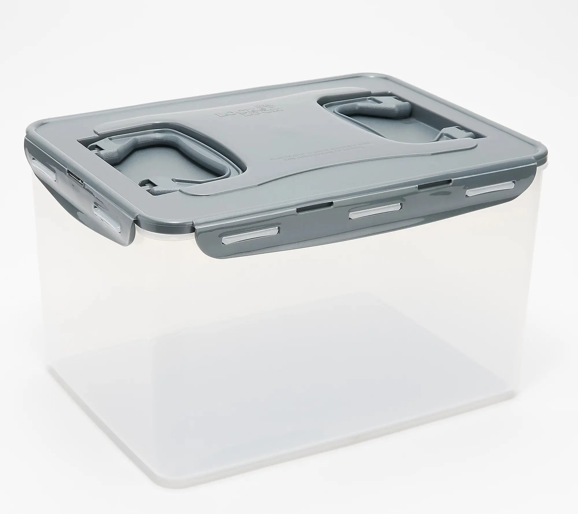 LocknLock XL Multi-Function Storage Bin with Lid, Handles for Home Organization (Home Supplies, Storage Box)