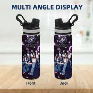 20oz Katseye Insulated Tumbler | Stainless Steel Vacuum Flask with Leak-Proof Design, Portable for Daily On-the-Go Use, Ideal Summer Cool Drinkware & friend Gift