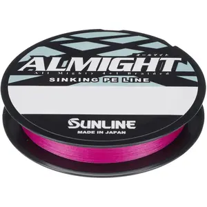 Sunline Almight HSG Pink Braided Line Bulk Spools - 600 Yards