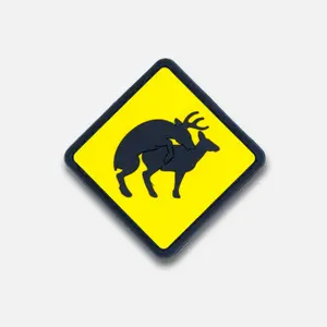 Deer Mount Velcro Patch
