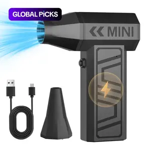 Portable Car Air Duster, 110,000 RPM 3-Gear Adjustable Electric Air Blower, Rechargeable Car Blowing Snow Tool, Professional Car Cleaning Tool, Car Accessories, Cordless Blower