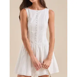 Layla Eyelet Mini Dress - altar'd state