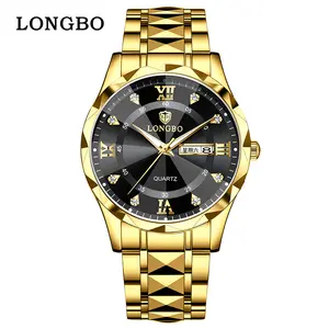 Men's Black   Wrist Watch, Faceted Bezel,  Roman Numeral Dial, Sleek Polished Metal Band, Timeless Casual  Formal Accessory outdoorfun Rose Gold